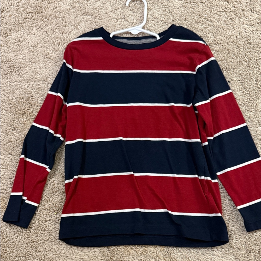 Old Navy Red and Gray Crew Neck Shirt